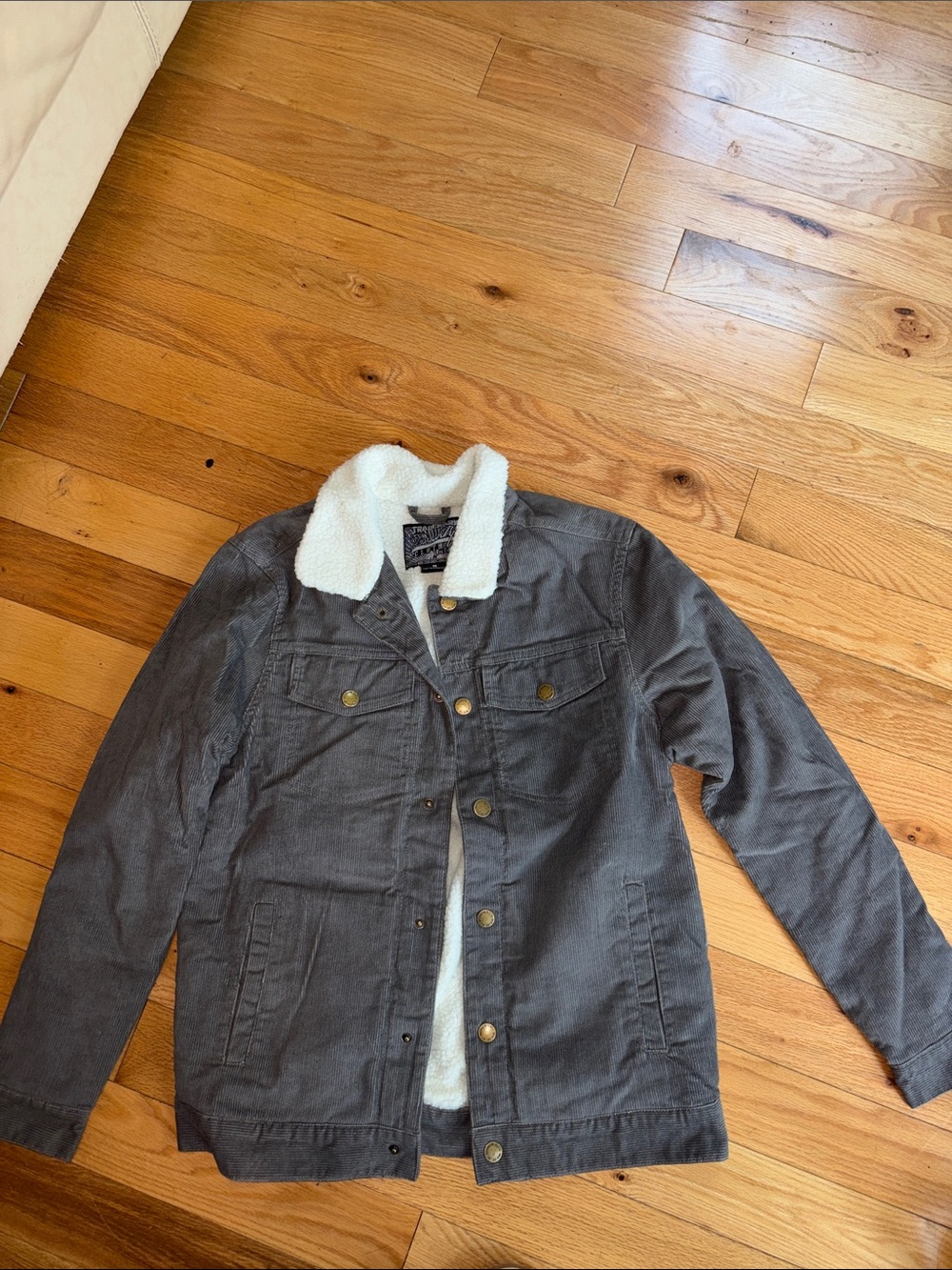 Men's or women’s Sherpa-Lined Jacket - Gray